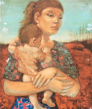 'Mother and Child', Pierre Lavarenne, France; 1965