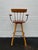 2000 - 2009 Vintage Handmade Bar Stools. Set of 3 Bar Btools For Sale - Image 5 of 9