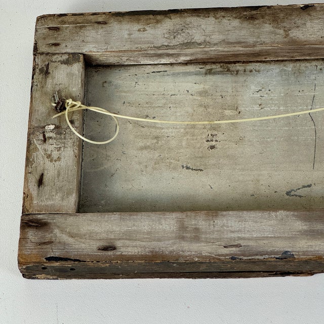 Vintage Hand Painted Metal/Wood "Carpenter & Builder" Trade Sign, Circa 1920 For Sale - Image 11 of 11
