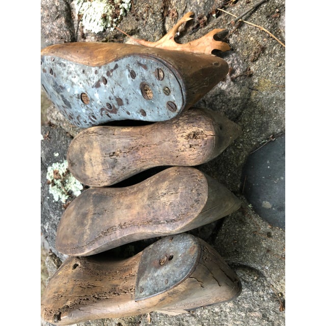 Wood Vintage Wooden Shoe Forms - Set of 4 For Sale - Image 7 of 8