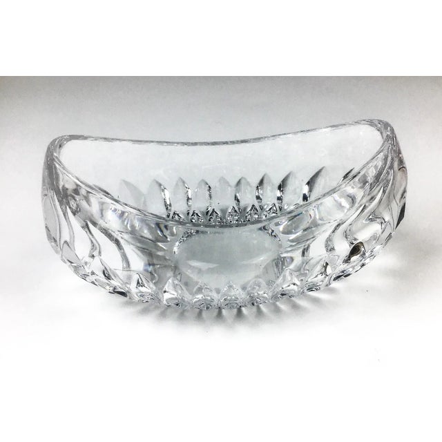 Clear Crystal Carved Vessel/Bowl for Plants, Flowers or Fruit For Sale - Image 10 of 13