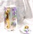 Purple 1940s Purple Floral Chocolate Pot With Ornate Gold Handle For Sale - Image 8 of 12