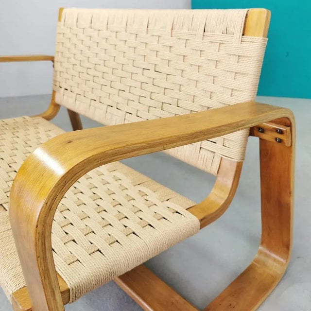 Rationalist Sofa by Giuseppe Pagano for Arredi Bocconi, 1938 For Sale - Image 10 of 13