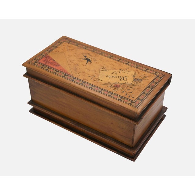 Italian Box in Walnut, 1890s For Sale - Image 3 of 6