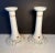 French Country Oscar De La Renta “Royal Poppy” Porcelain Candlesticks – Pair, West Germany For Sale - Image 3 of 10