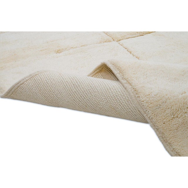 Hand-Knotted Wool Rug by Azele Studio For Sale - Image 4 of 11