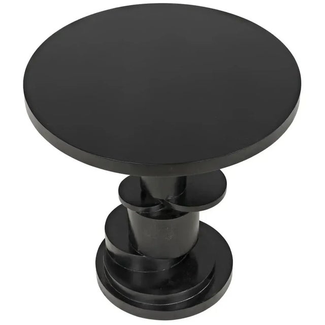 Not Yet Made - Made To Order NOIR Hugo Side Table, Hand Rubbed Black For Sale - Image 5 of 5