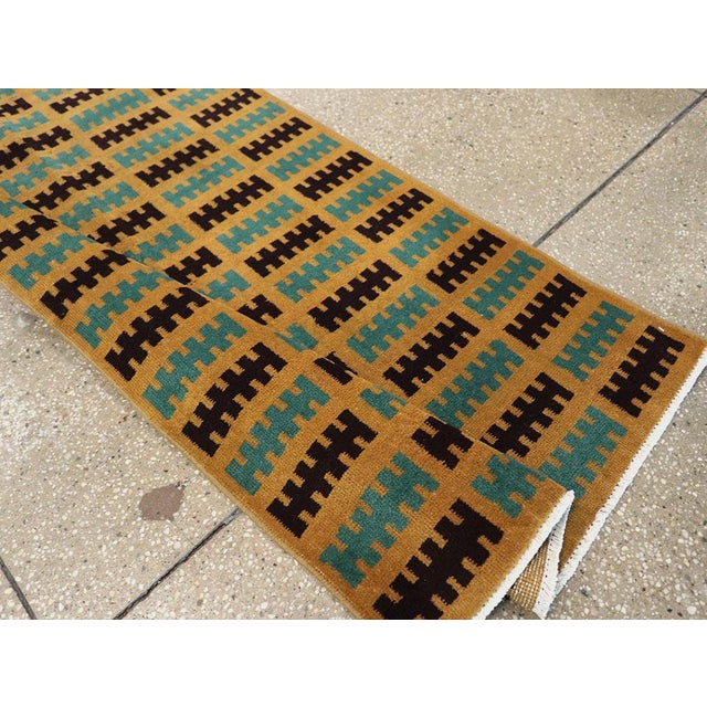 Galerie Shabab Collection Mid-20th Century Turkish Anatolian Runner For Sale - Image 9 of 10