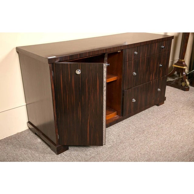 E.J. Victor Zebrawood Willie Chest For Sale In New York - Image 6 of 10