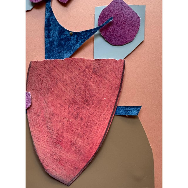 2020s "Pop Music 10" Original Mixed-Media Collage on Paper by Zac Woodiel For Sale - Image 5 of 9