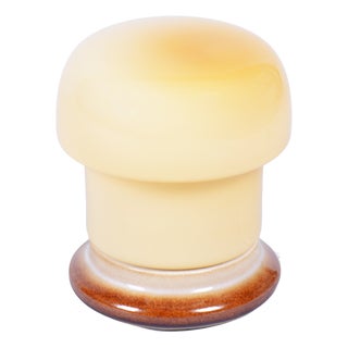 Mid-Century Modern Table Lamp in Ceramic and Glass, Czech, 1960s For Sale
