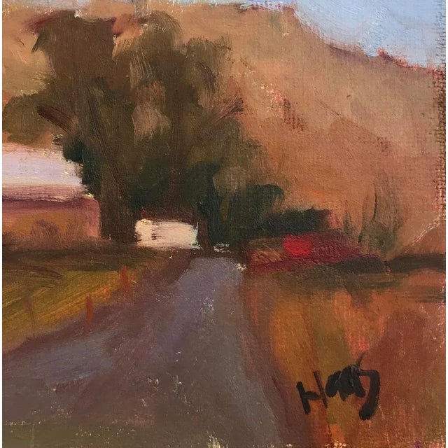 2010s Pena Adobe Barn in Summer Original Oil Painting For Sale - Image 5 of 7