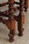 Custom Made Large Walnut Gateleg Drop Leaf Dining Table For Sale - Image 16 of 18