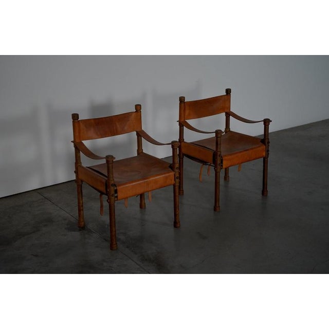 Safari Armchairs, Germany, 1960s, Set of 2 For Sale - Image 10 of 11
