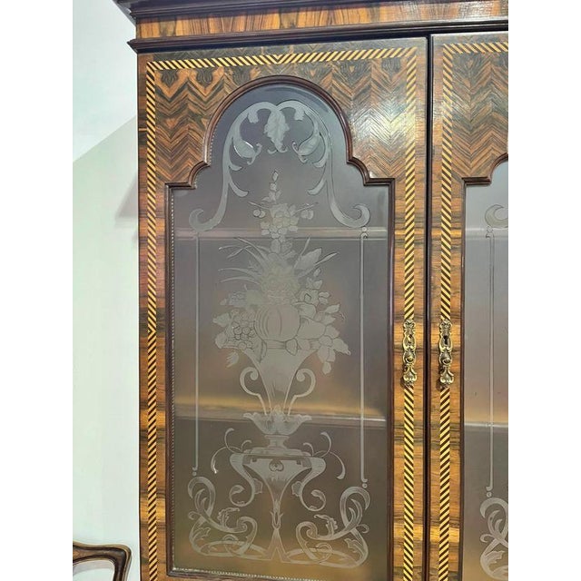 Wood Portuguese Display Cabinets, Set of 2 For Sale - Image 7 of 8