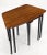 Set of Three Italian Rosewood Mid Century Modern Dowel Leg Nesting Tables For Sale - Image 11 of 13