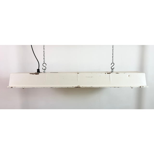 Vintage Industrial Hanging Tube Light from Famor, 1970s For Sale - Image 9 of 18