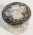 Silver Sterling Silver and Cut Glass Dresser Vanity Jar For Sale - Image 8 of 13