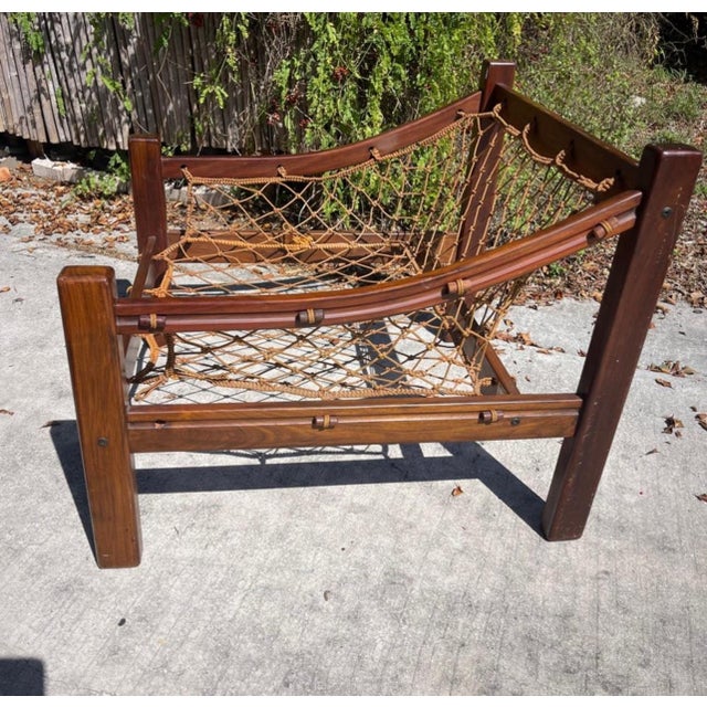 Jean Gillon for Italma Jacaranda Wood Art "Amazonas" Lounge Chair For Sale In West Palm - Image 6 of 12