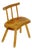 Swedish Stool in Pith Pine, 1975 For Sale