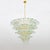 Mid-Century Italian Modern Murano Glass and Brass Palmette Chandelier from Barovier & Toso, 1980s For Sale - Image 10 of 10