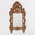 Louis XV Style Carved Giltwood Mirror with Floral Crest, France, 1700s For Sale - Image 11 of 11