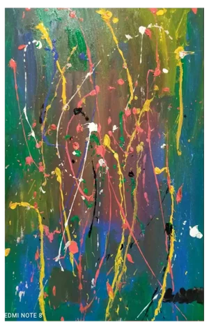 Laura Placa, Untitled, Original Acrylic on Canvas, 2021