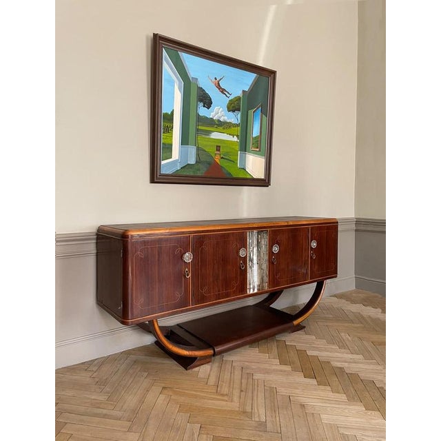 1940s Art Deco Italian Chest of Drawers, 1940s For Sale - Image 5 of 7