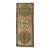 Turkish Mini Rug Oriental Hand Knotted Vintage Rug 1'5" x 3'6" #21214 For Sale