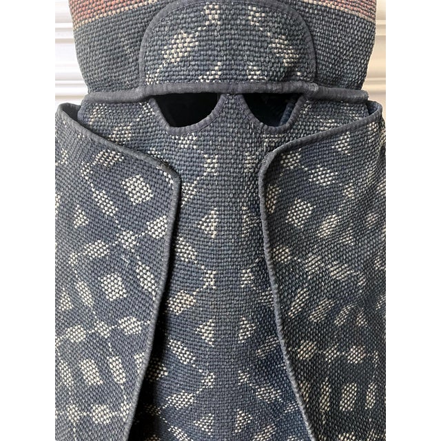 Japanese Fireman Hood with Stencil Inscription Meiji Period For Sale In Atlanta - Image 6 of 18