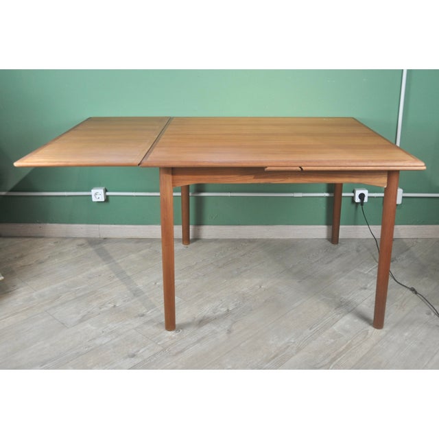 Vintage Dining Table in Teak Veneer, 1960s For Sale - Image 6 of 11
