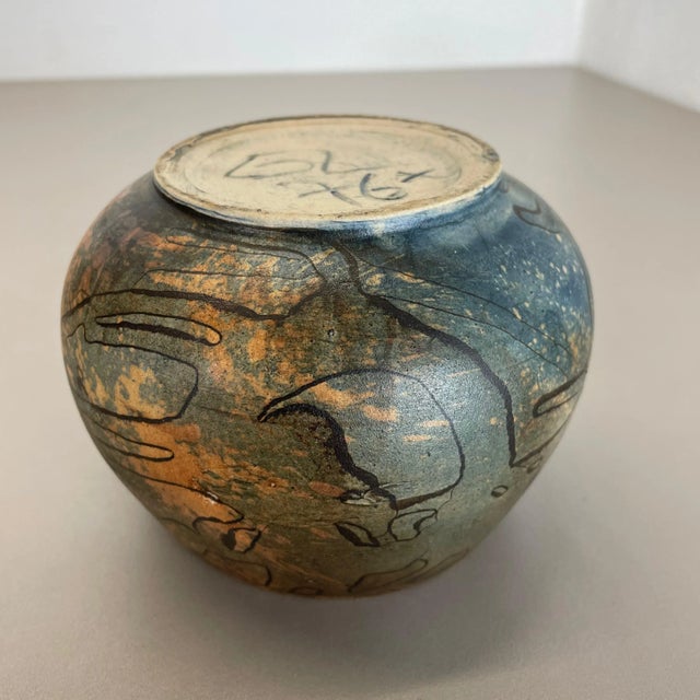 Abstract Ceramic Studio Pottery Object from Gerhard Liebenthron, Germany, 1970s For Sale - Image 14 of 18
