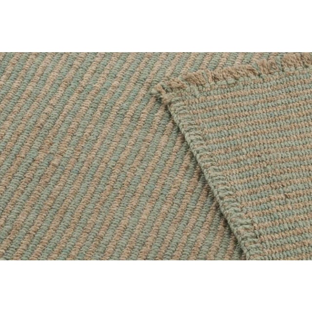 Textile Rug & Kilim’s Contemporary Kilim in Green, With Beige Accents For Sale - Image 7 of 7