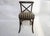 Bent Wood Cross Back Dining Chair With Caned Seat and Cushion Originally designed by Thonet in the 1800s. This chair has a...