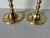 Hollywood Regency 1970s Vintage Brass Candle Holders- a Pair For Sale - Image 3 of 10