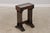 1960s Vintage Brandt Set of 4 Glass Top Mahogany Nesting Tables For Sale - Image 5 of 15