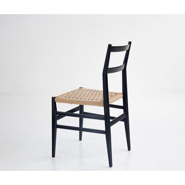 Cassina First Edition Leggera Chairs by Gio Ponti for Figli di Amedeo Cassina, 1951, Set of 4 For Sale - Image 4 of 11