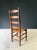 Rustic High Ladder Back Oak and Rush Dining Chairs, Belgium, 1950s, Set of 6 For Sale - Image 15 of 18