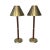 Ralph Lauren Brass & Brown Leather Campaign Lamps — Pair For Sale In Miami - Image 6 of 6