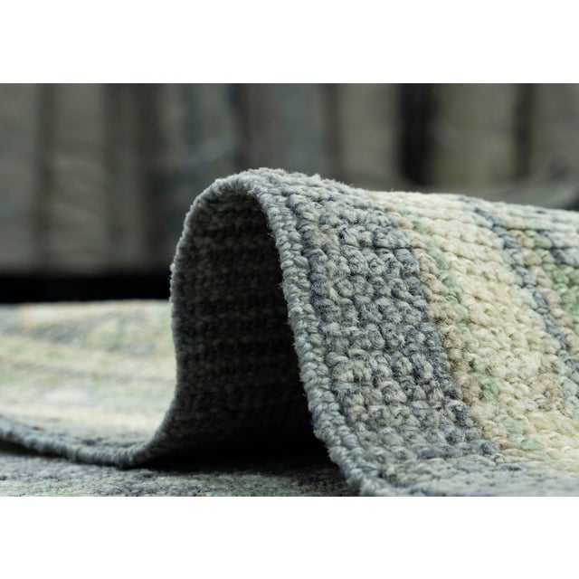 Textile Turkish Oushak Rug 3'10" x 6'6" #17330 For Sale - Image 7 of 8