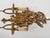 1950s Spanish Empire Cast Brass Winged Goddess Nike Victory 2-Light Wall Sconces - A Symmetrical Pair For Sale - Image 6 of 12