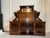 Wood Antique Victorian English Wall Cabinet or Hutch With Burled Wood For Sale - Image 7 of 11