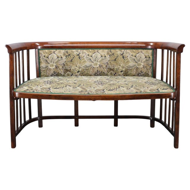 Art Nouveau Fledermaus Sofa attributed to Josef Hoffmann, 1960s For Sale - Image 18 of 18