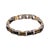 Men's Fashion Icon Silver & Black Bracelet For Sale In Miami - Image 6 of 6