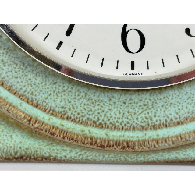 1960s Ceramic Kitchen Wall Clock from Diplomat, 1960s For Sale - Image 5 of 6