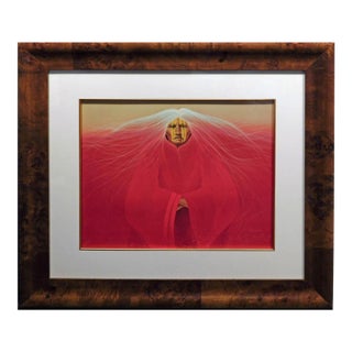 Frank Howell "Teton Fire" Framed Hand Signed Offset Lithograph Submit an Offer! For Sale