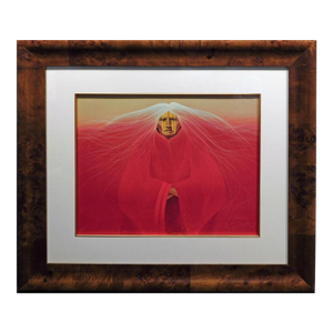 Frank Howell "Teton Fire" Framed Hand Signed Offset Lithograph Submit an Offer!
