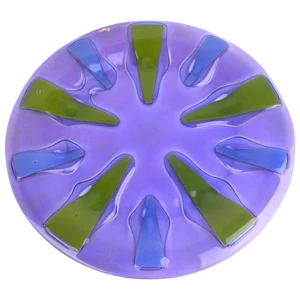 Modernist Glass Plate by Higgins