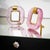 Mid-Century Modern Pair of Pink Murano Glass Table Frames, Italy, Probably Mid-20th Century For Sale - Image 3 of 9