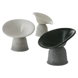 Midi Armchair by Imperfettolab, Set of 3 For Sale